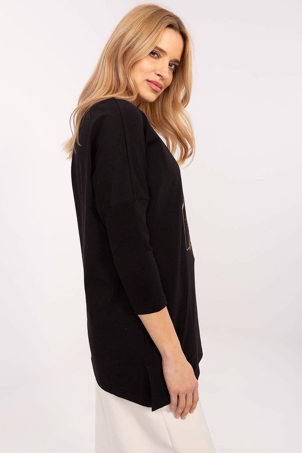Women’s Extended Animal Motif Blouse - ShalayeFashion