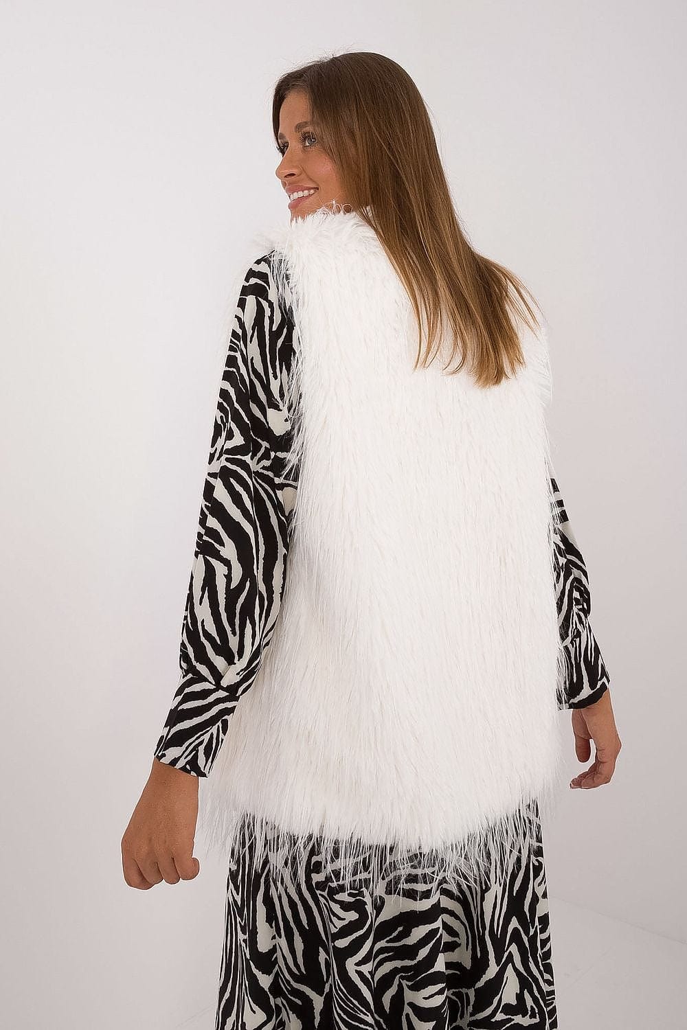 Women's Fur Vest Casual Polyester - ShalayeFashion