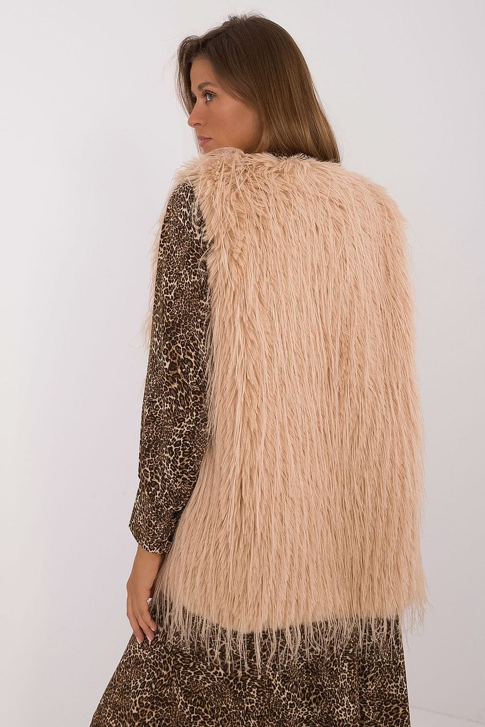 Women's Fur Vest Casual Polyester - ShalayeFashion