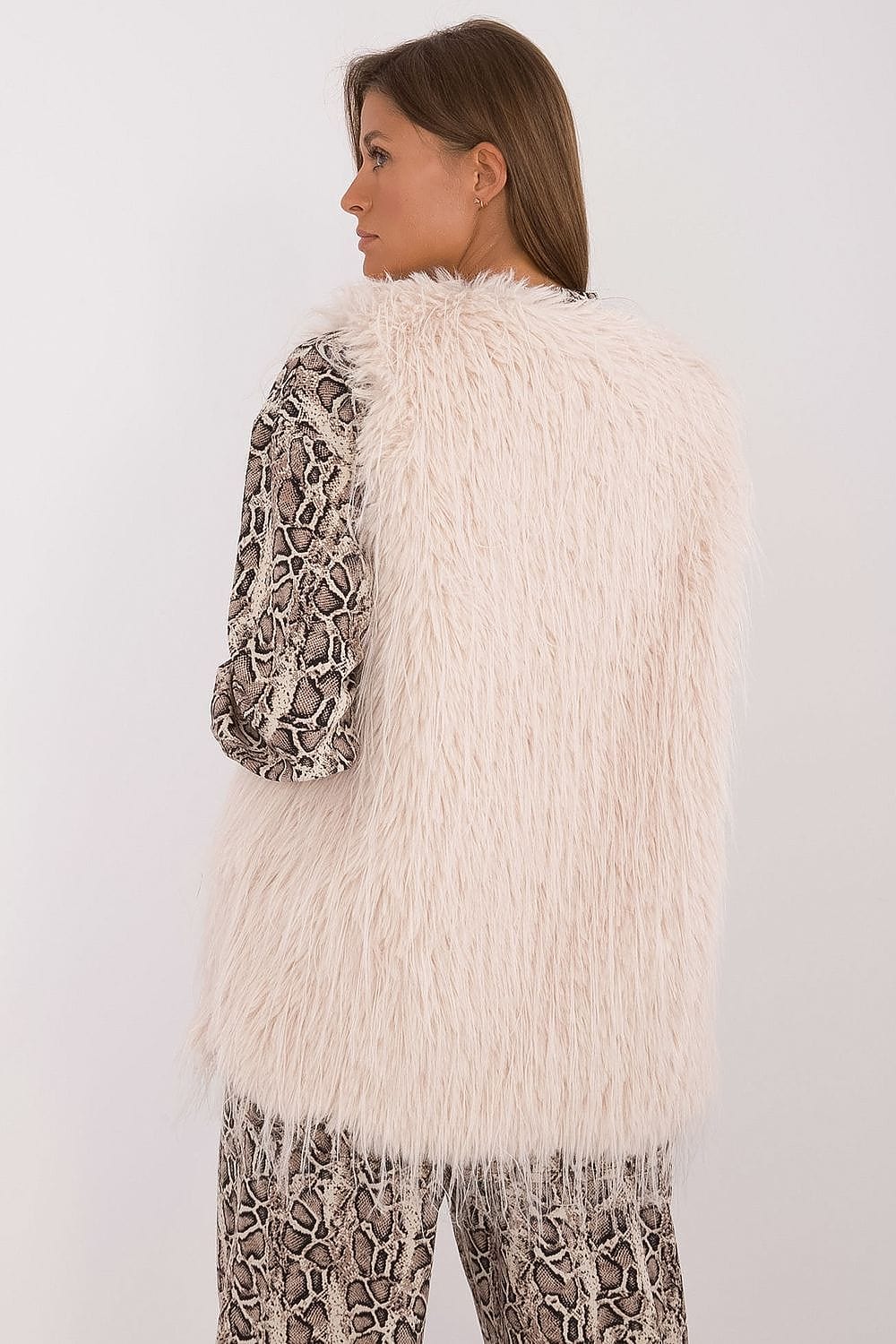 Women's Fur Vest Casual Polyester - ShalayeFashion