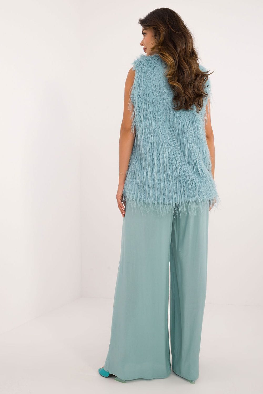 Women's Fur Vest Casual Polyester - ShalayeFashion