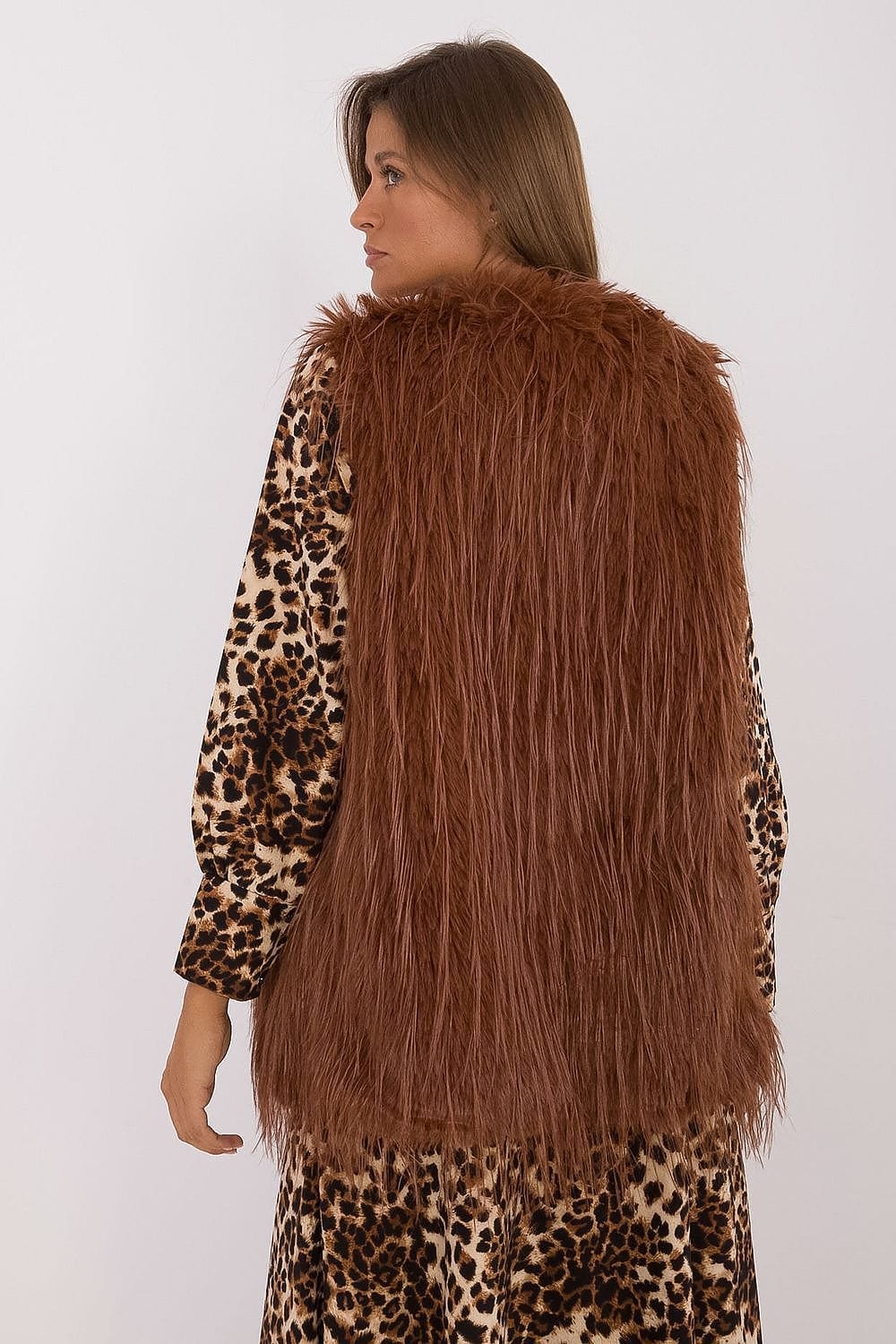 Women's Fur Vest Casual Polyester - ShalayeFashion