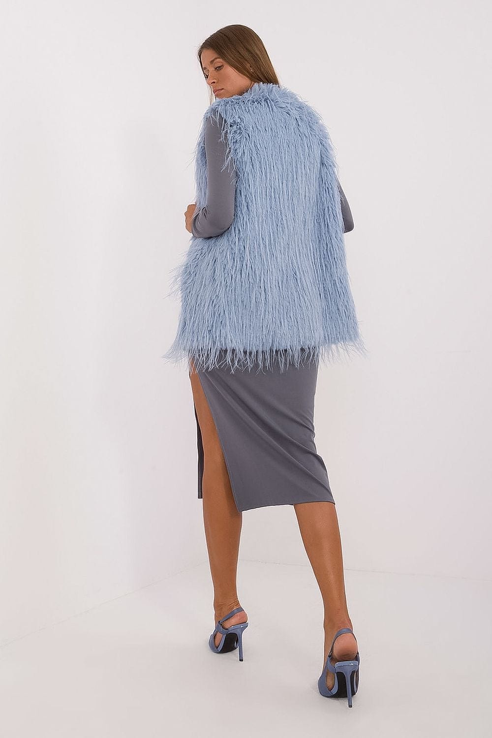 Women's Fur Vest Casual Polyester - ShalayeFashion