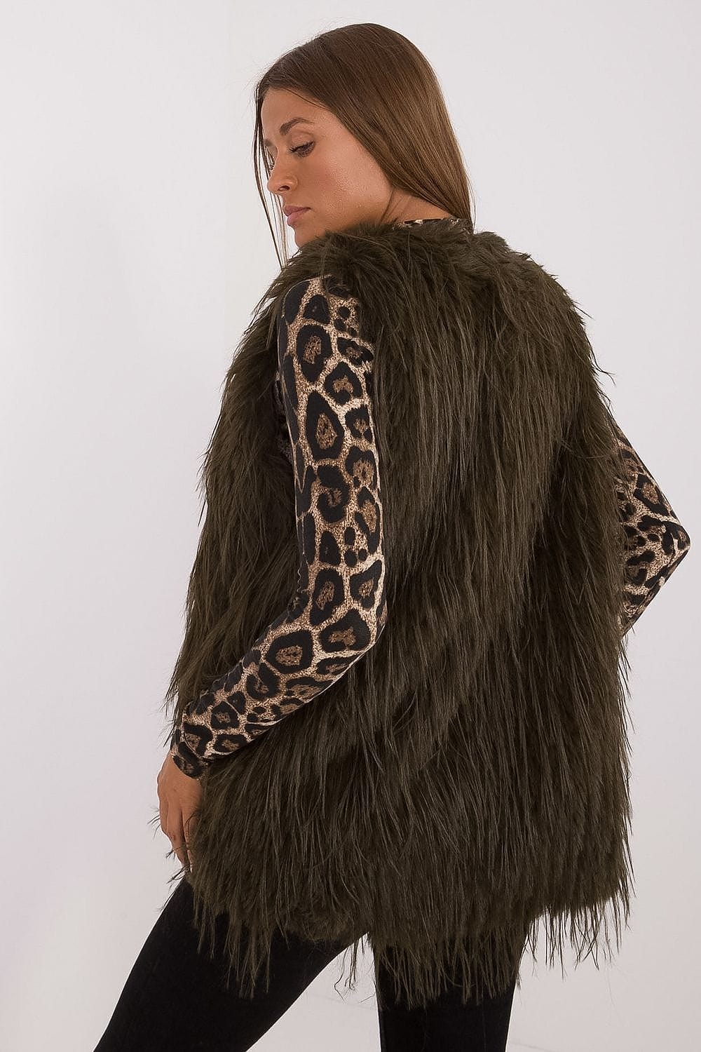 Women's Fur Vest Casual Polyester - ShalayeFashion