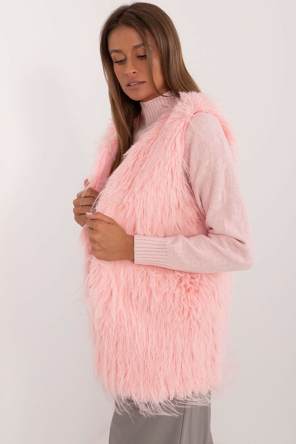 Women's Fur Vest Casual Polyester - ShalayeFashion