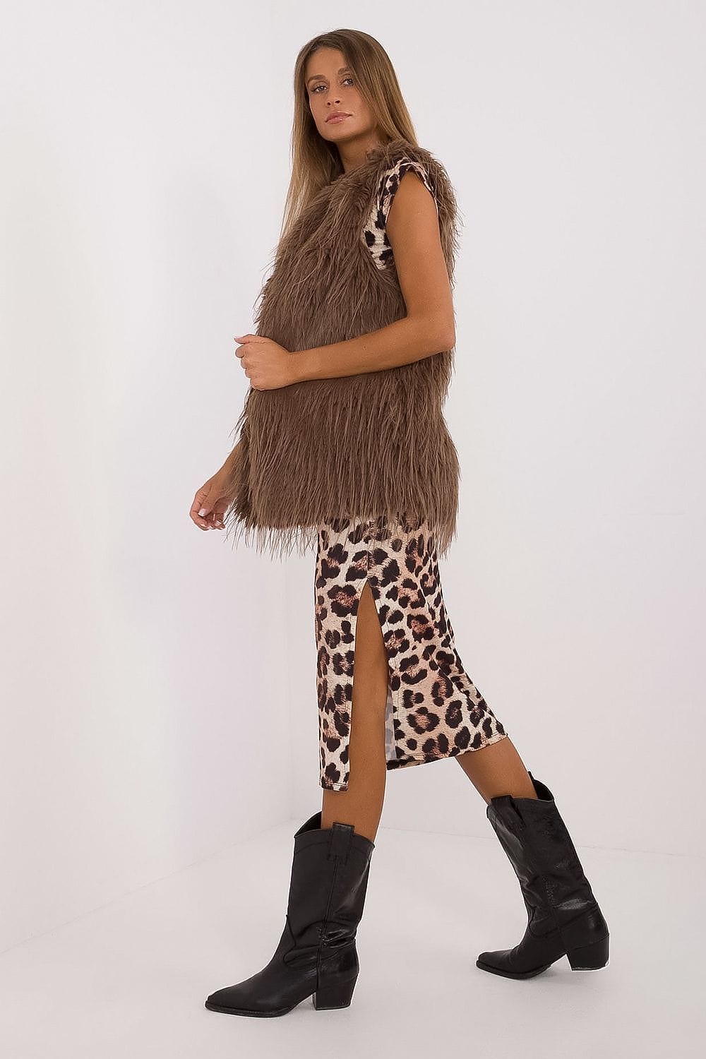 Women's Fur Vest Casual Polyester - ShalayeFashion