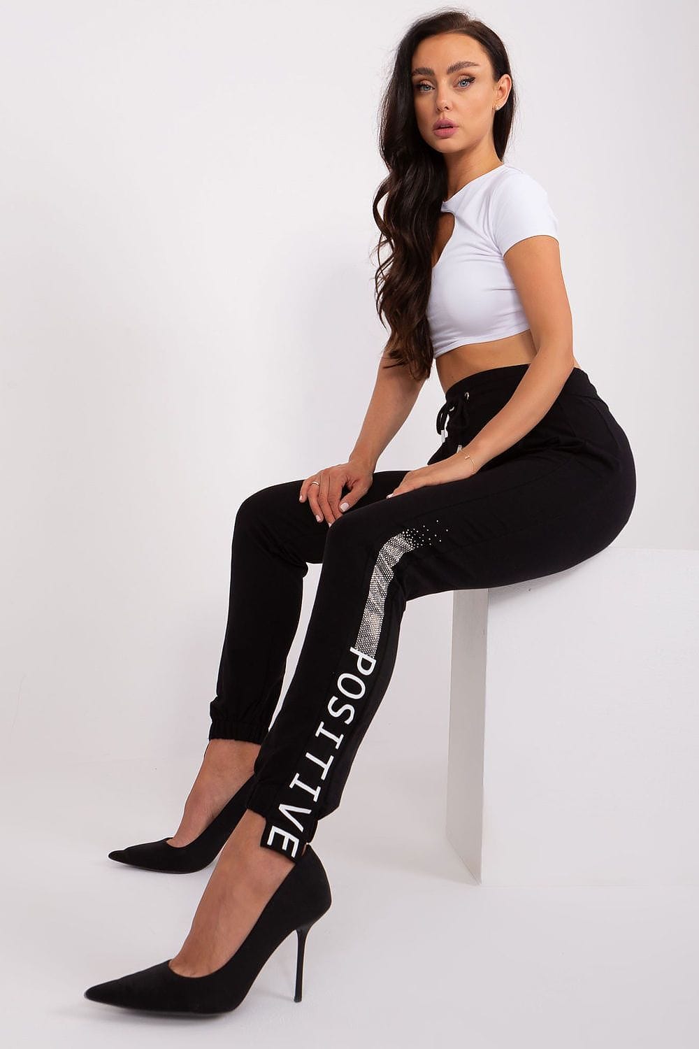 Women’s High Waist Casual Print Sweatpants - ShalayeFashion