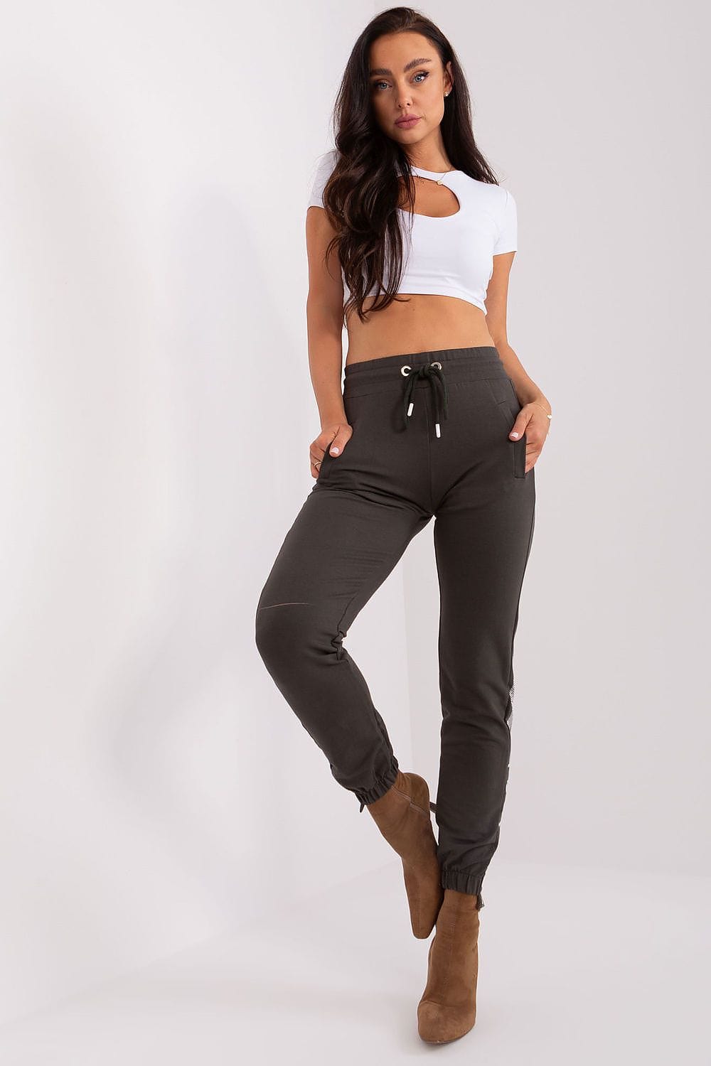 Women’s High Waist Casual Print Sweatpants - ShalayeFashion