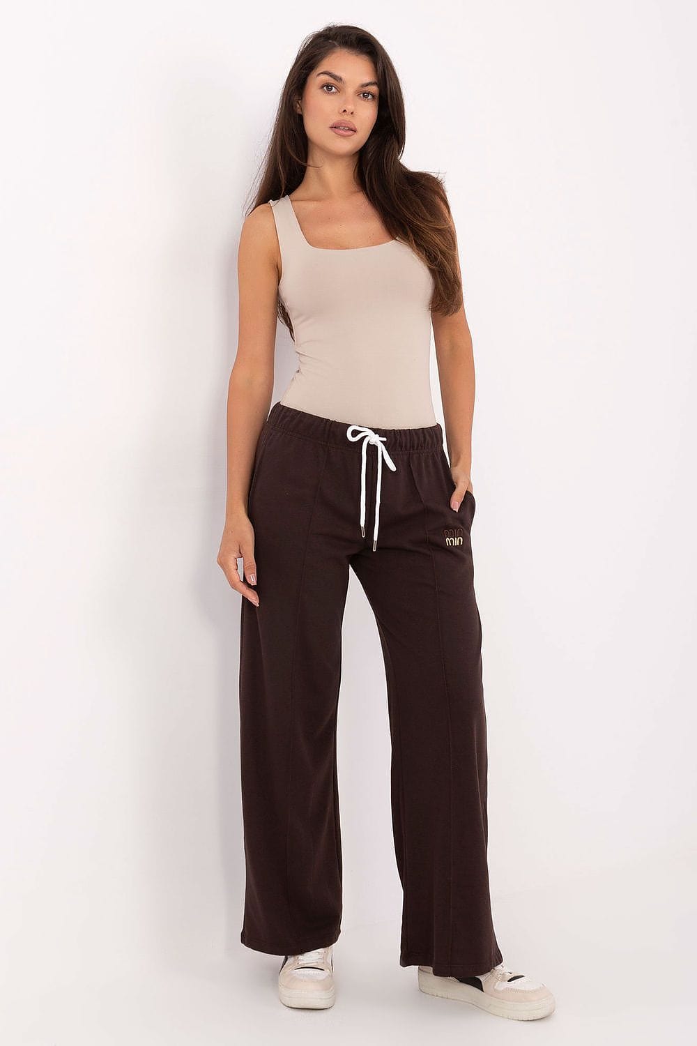 Women’s High Waist Embroidered Sweatpants - ShalayeFashion