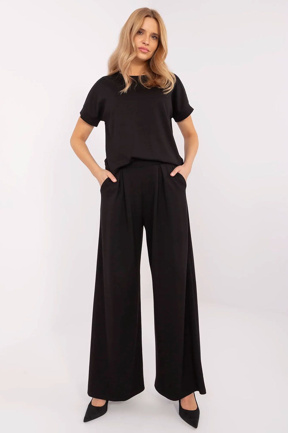 Women’s High Waist Palazzo Sweatpants - ShalayeFashion