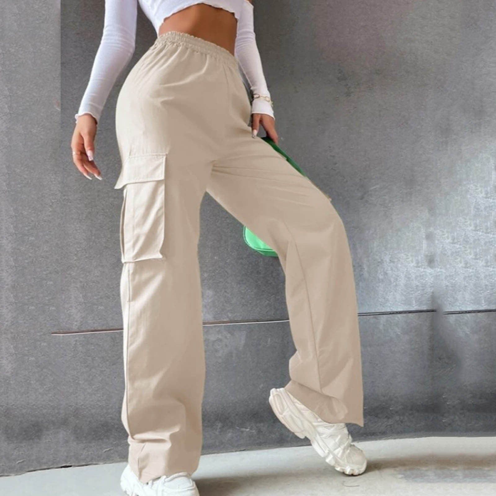 Women’s High Waist Wide Leg Trousers - ShalayeFashion