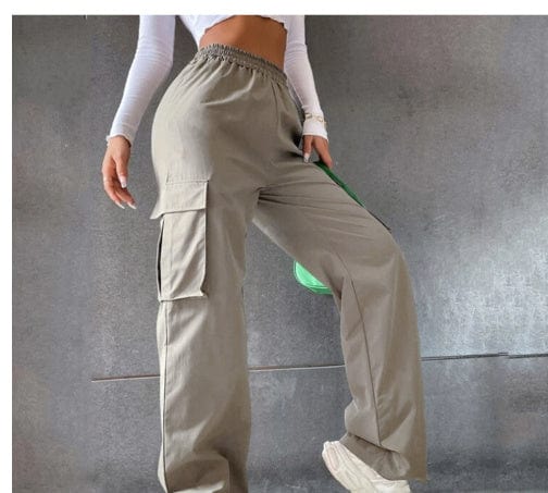 Women’s High Waist Wide Leg Trousers - ShalayeFashion
