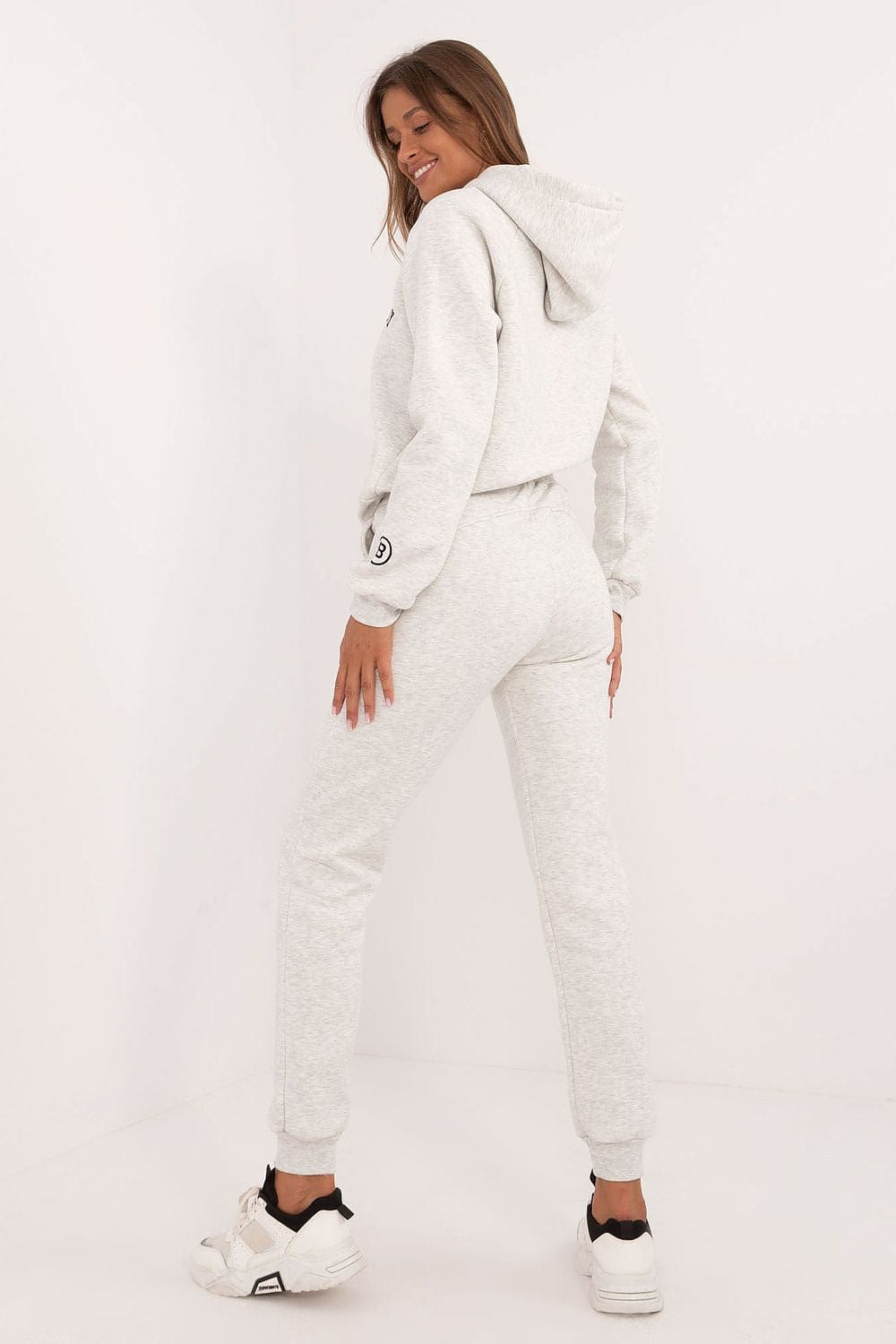 Women’s Insulated Melange Hoodie Set - ShalayeFashion