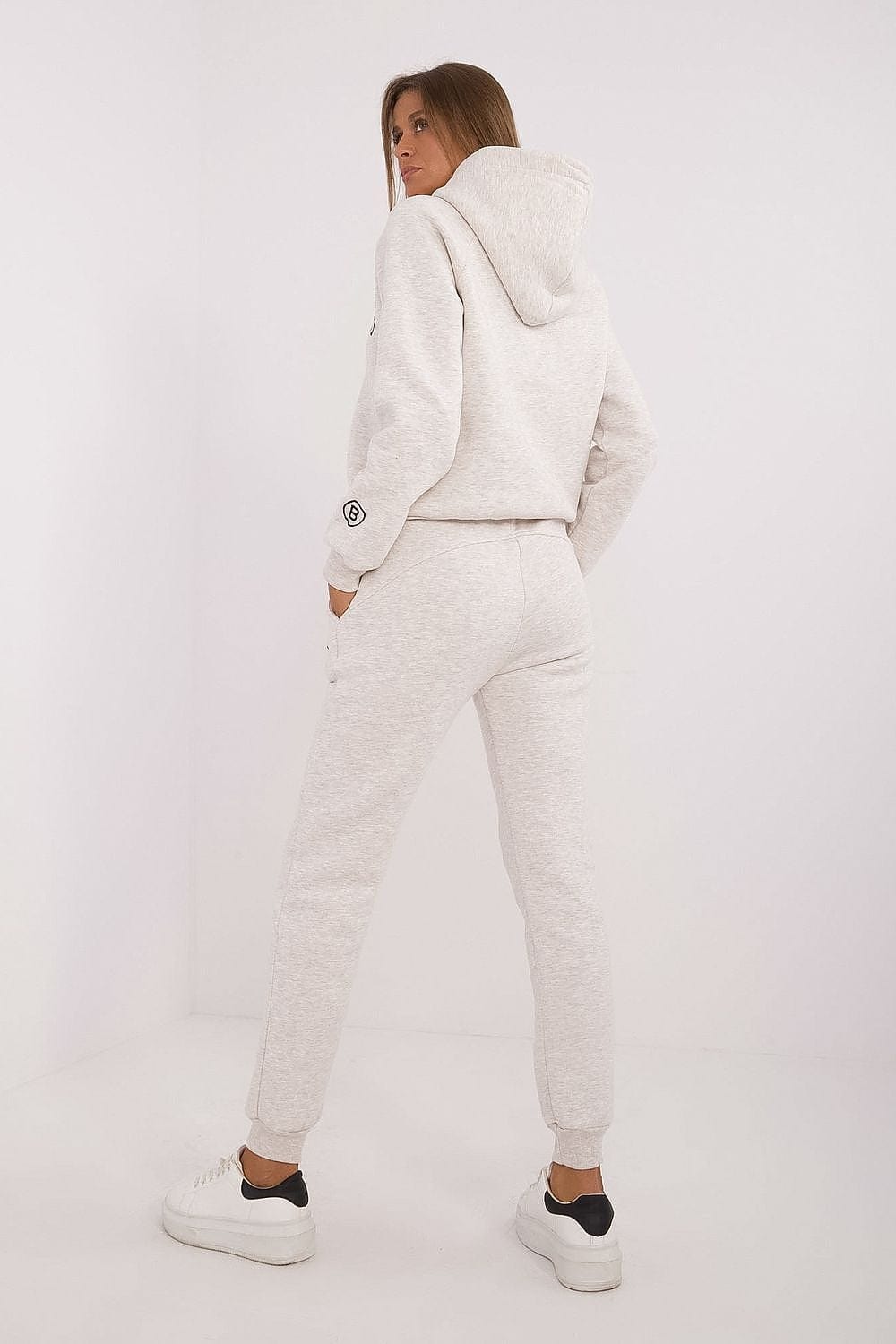 Women’s Insulated Melange Hoodie Set - ShalayeFashion