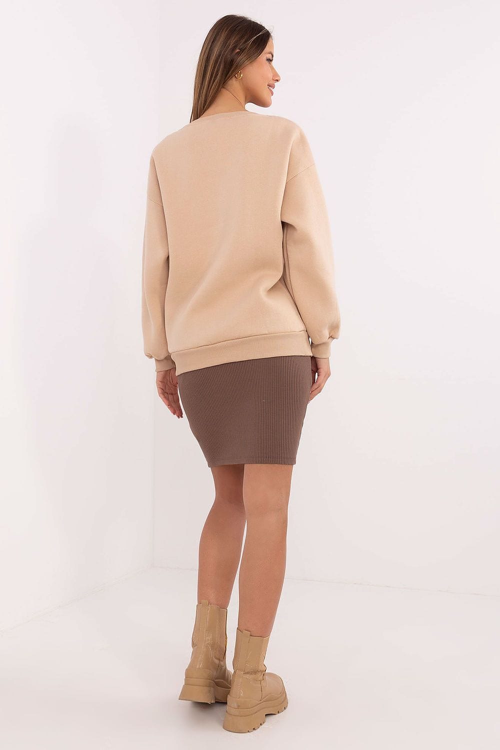Women’s Insulated Patch Cotton Sweatshirt - ShalayeFashion