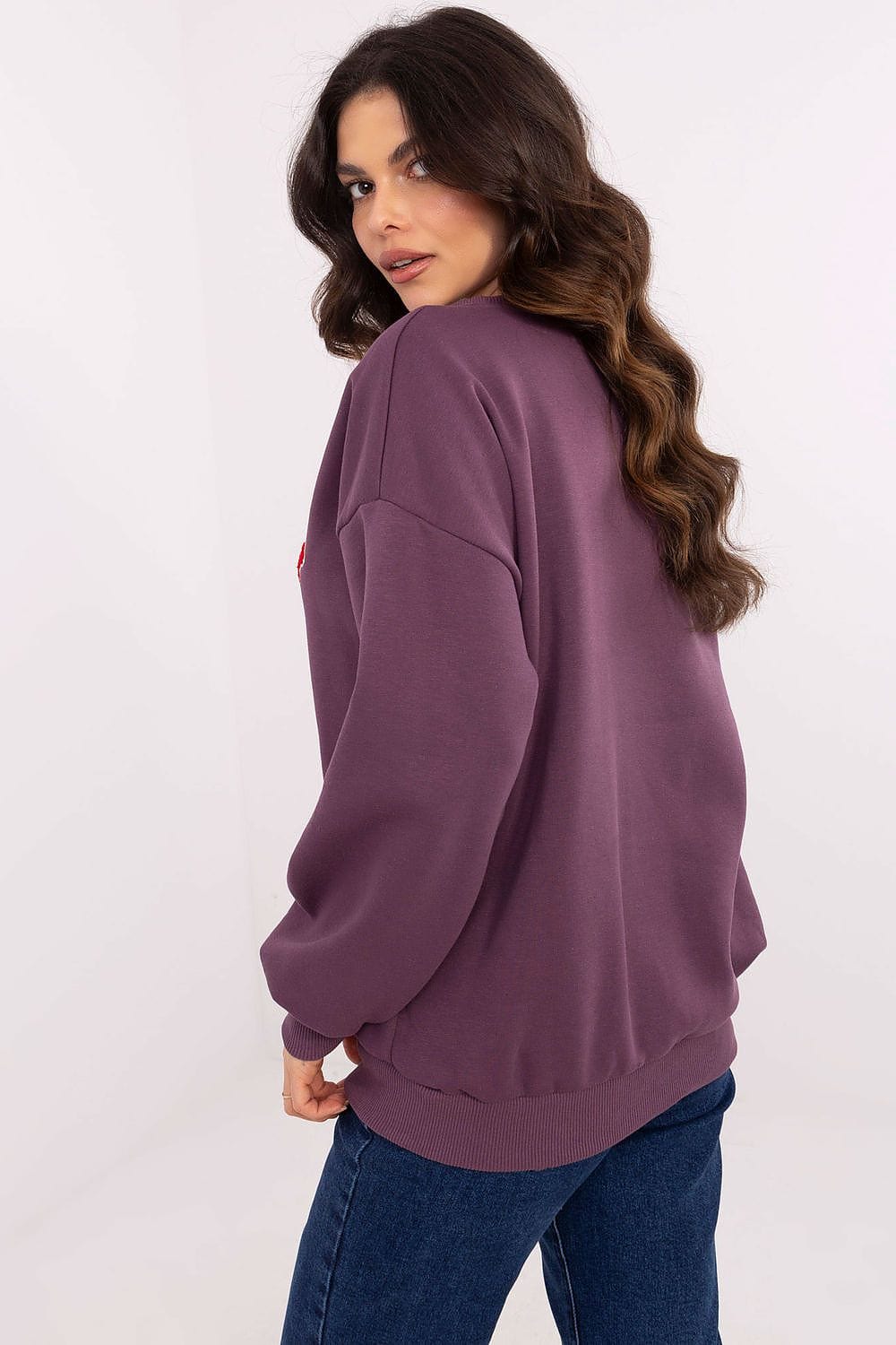 Women’s Insulated Patch Cotton Sweatshirt - ShalayeFashion