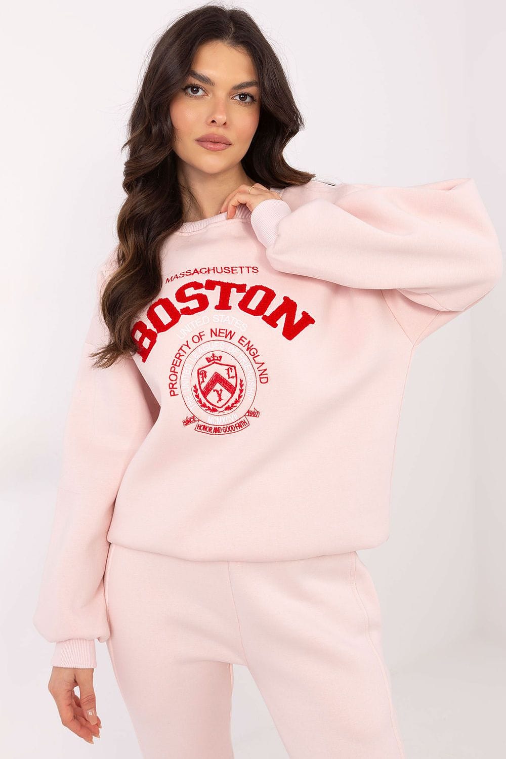 Women’s Insulated Patch Cotton Sweatshirt - ShalayeFashion