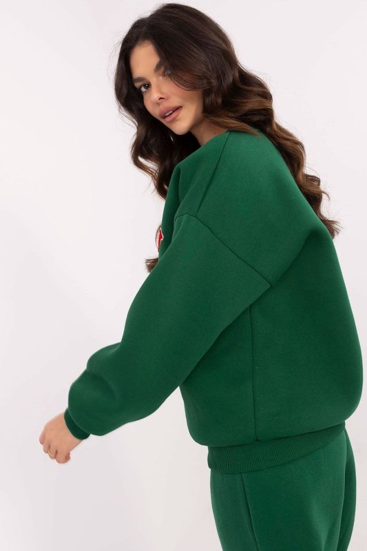 Women’s Insulated Patch Cotton Sweatshirt - ShalayeFashion