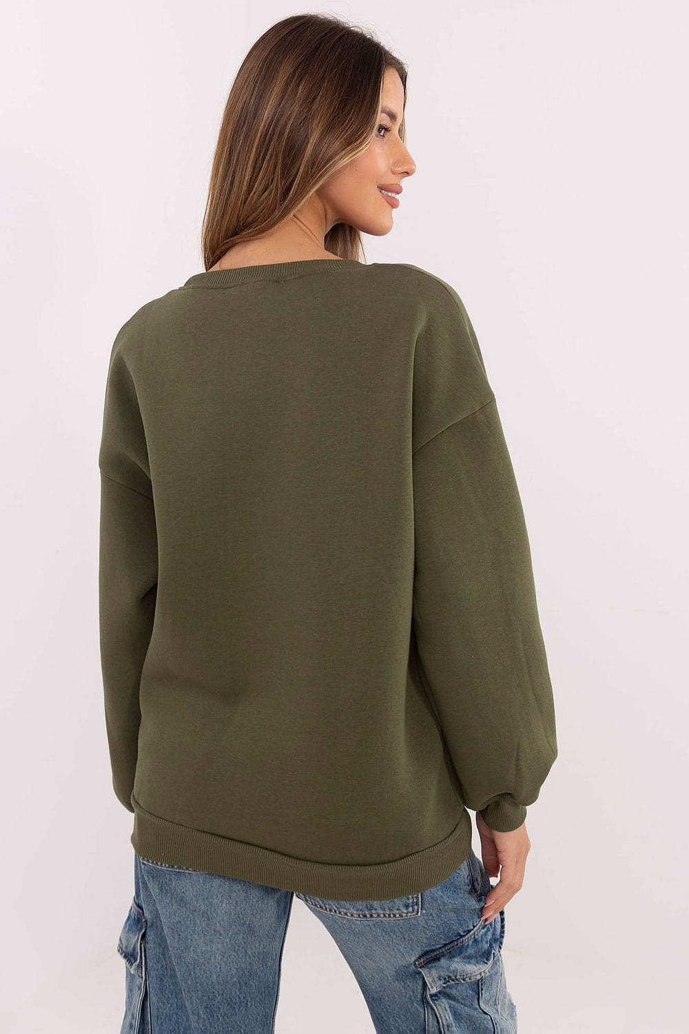 Women’s Insulated Patch Cotton Sweatshirt - ShalayeFashion