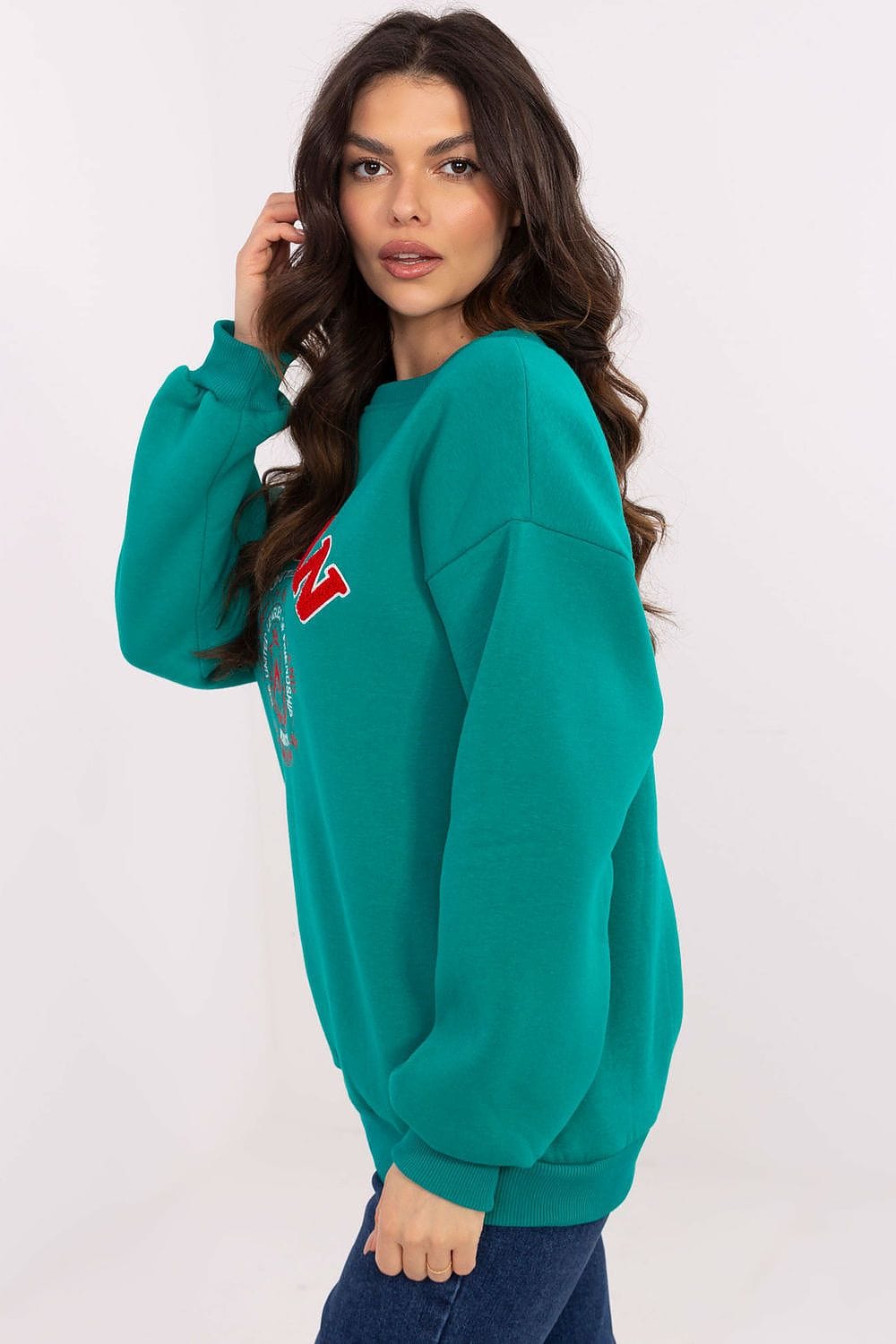 Women’s Insulated Patch Cotton Sweatshirt - ShalayeFashion