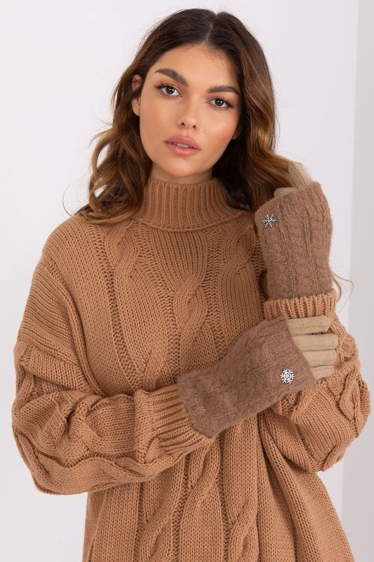 Women's Knitted Insulated Touchscreen Gloves - ShalayeFashion