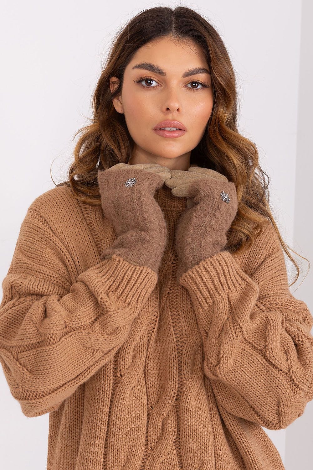 Women's Knitted Insulated Touchscreen Gloves - ShalayeFashion