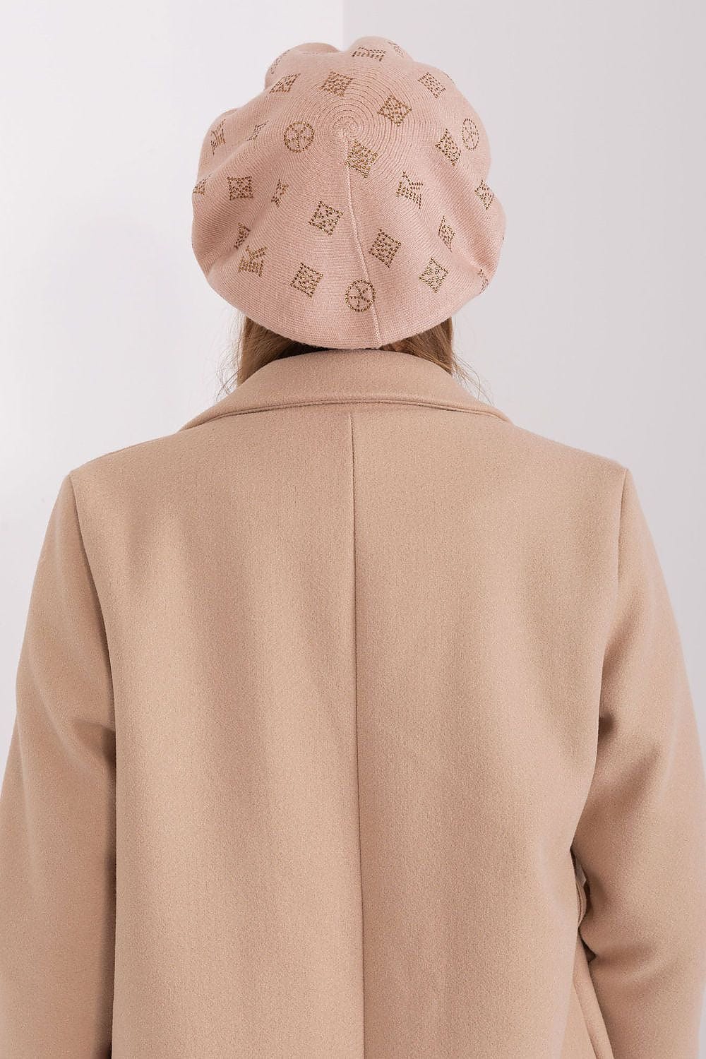 Women's Knitted Rhinestone Beret - ShalayeFashion