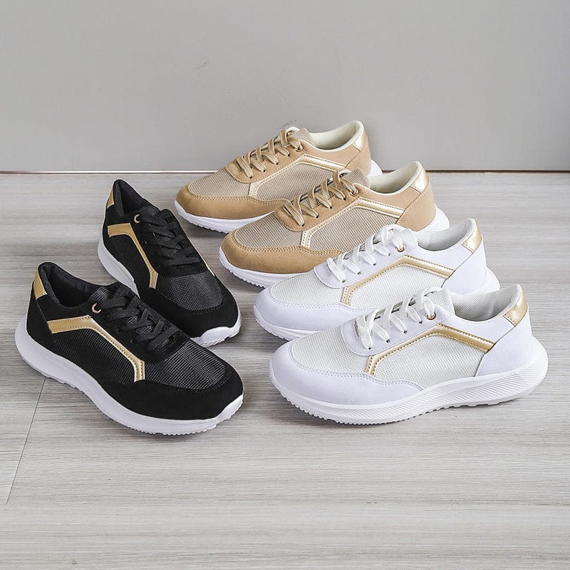Women’s Lace - Up Sports Sneakers - ShalayeFashion