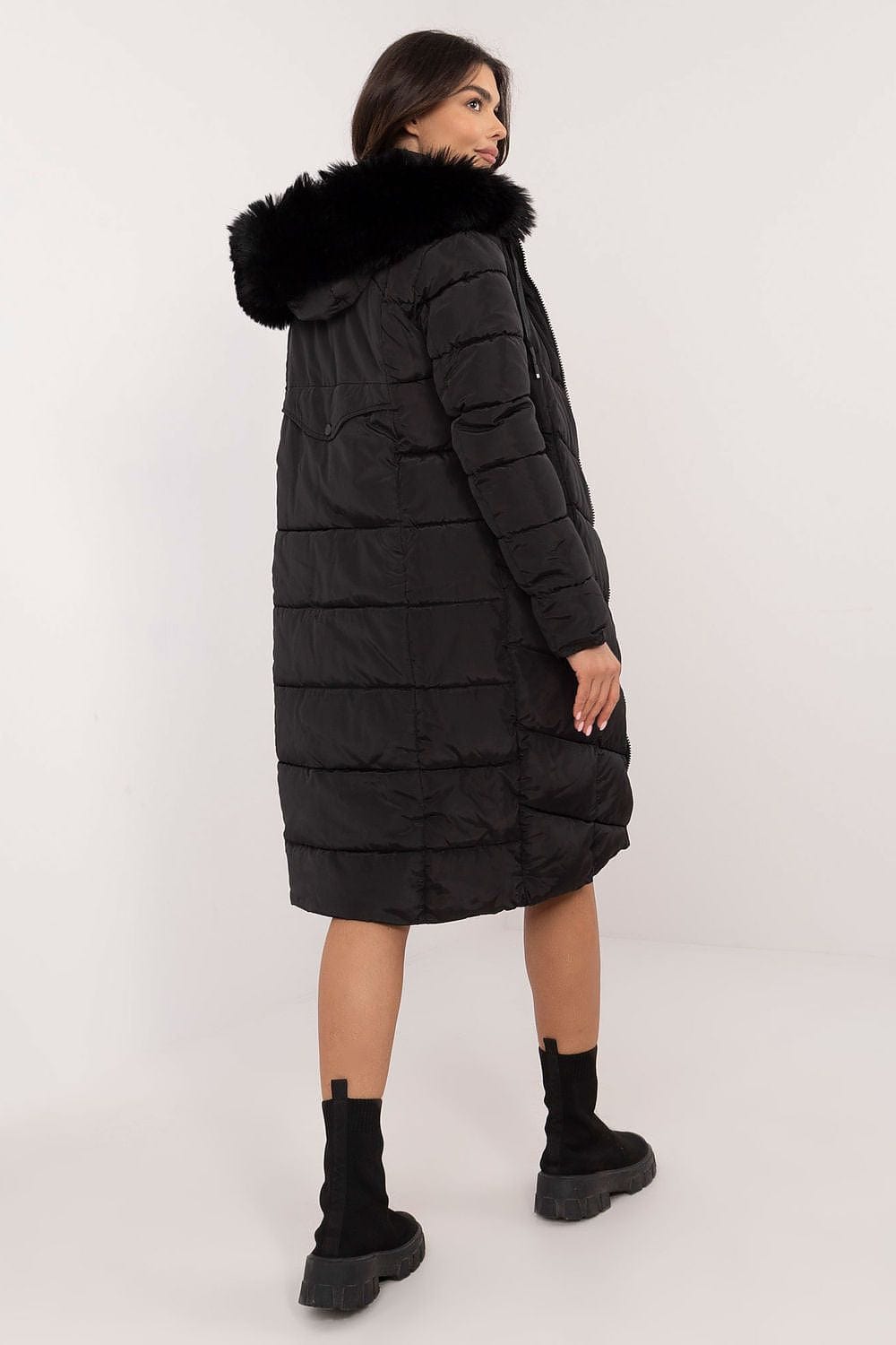 Women’s Long Quilted Down Jacket - ShalayeFashion