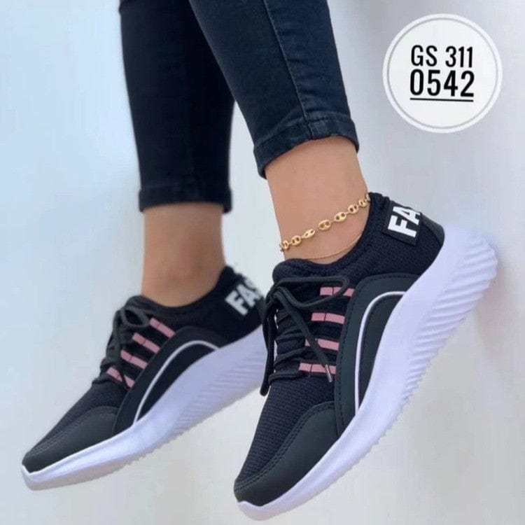 Women’s Mesh Lace - Up Running Shoes - ShalayeFashion