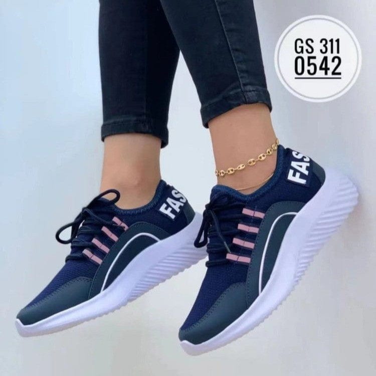 Women’s Mesh Lace - Up Running Shoes - ShalayeFashion