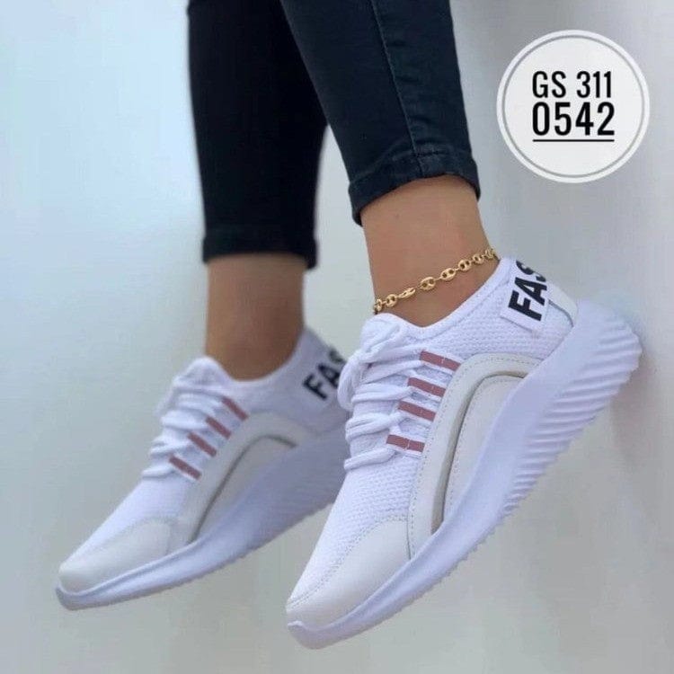 Women’s Mesh Lace - Up Running Shoes - ShalayeFashion