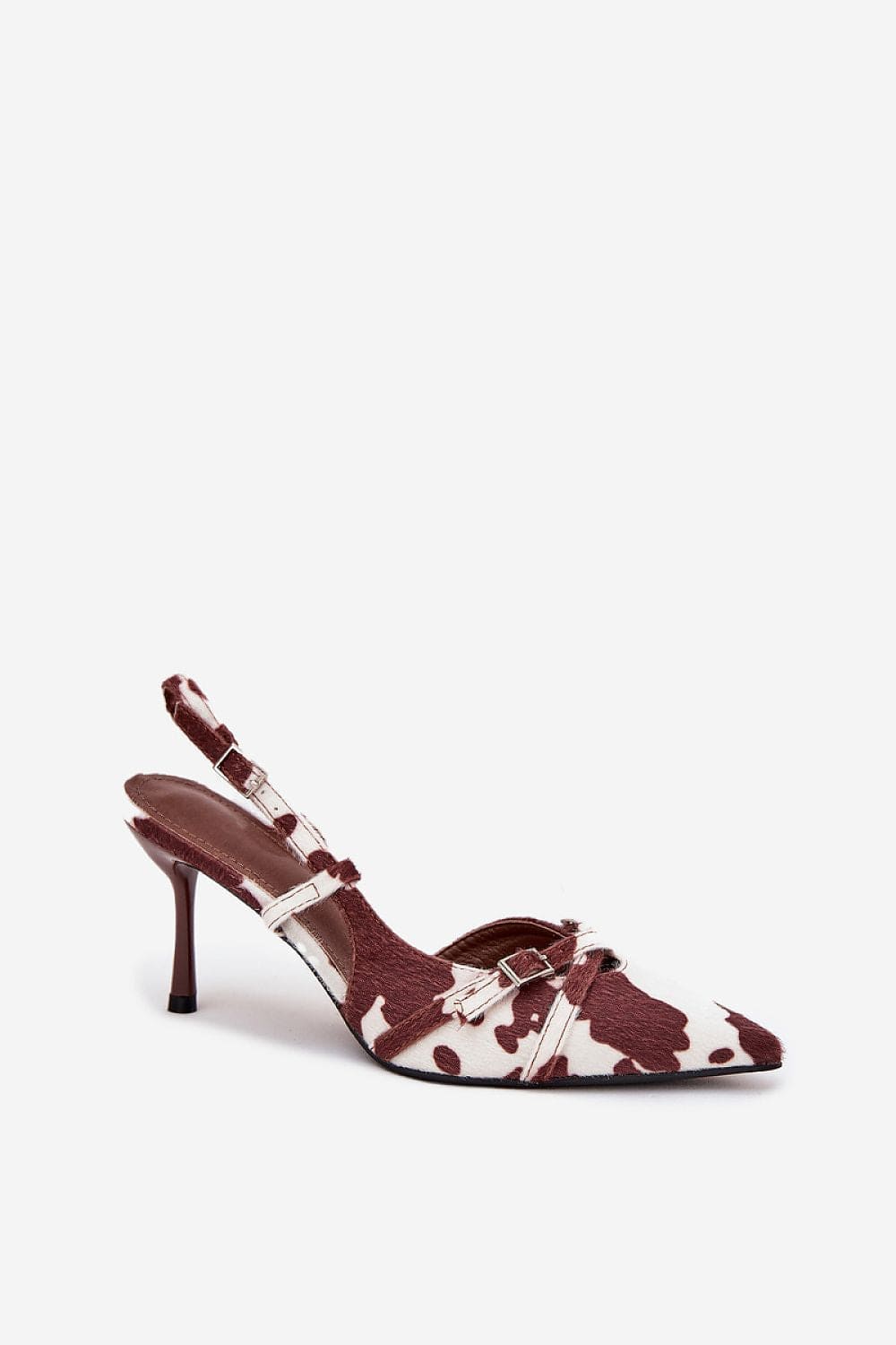 Women's Open Heel Pumps Interlacing Strap - ShalayeFashion