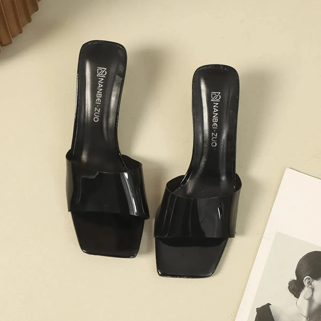 Women's Open Toe Kitten Heels Sandals - ShalayeFashion