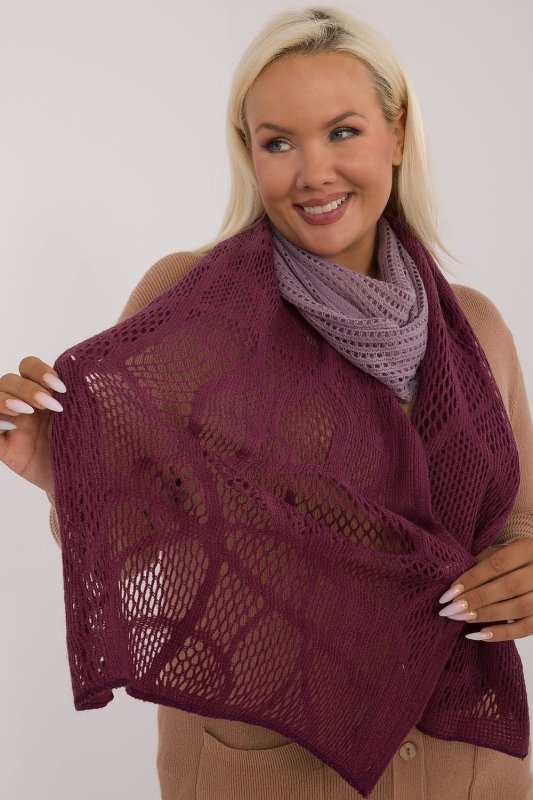 Women's Openwork Scarf Cotton Wool Long - ShalayeFashion