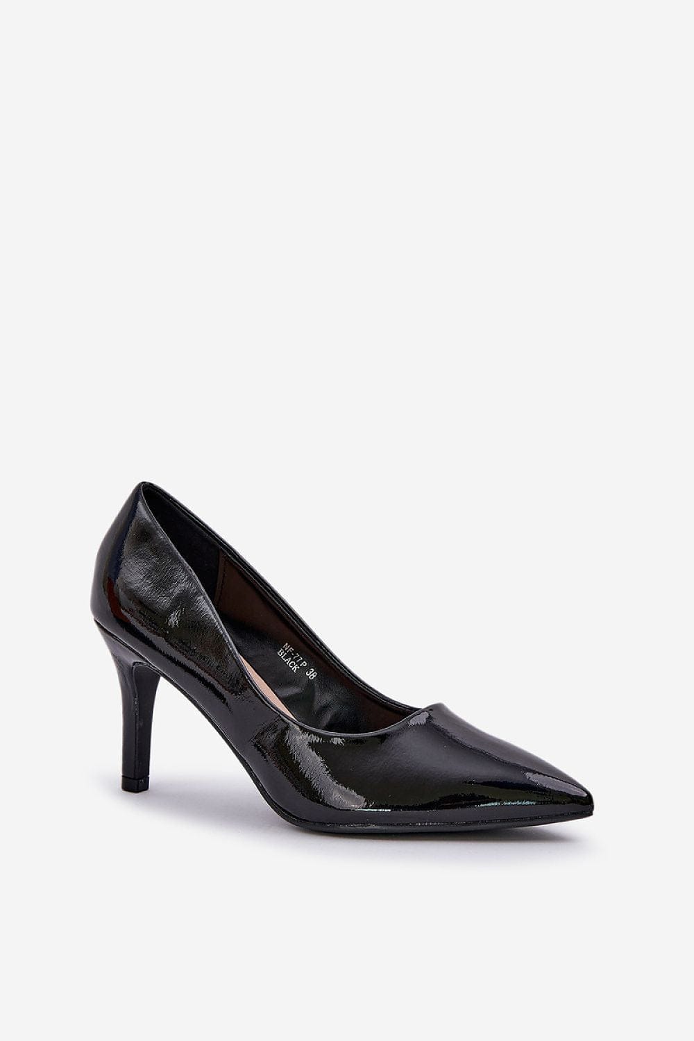 Women's Patent Eco Leather Heels Elegant - ShalayeFashion