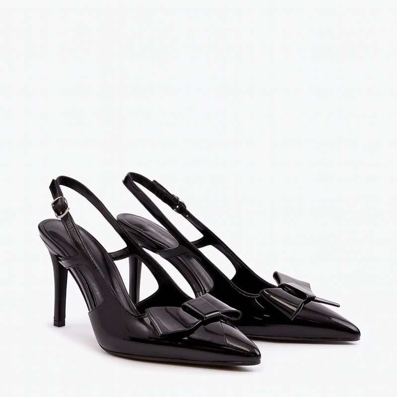 Women's Patent Eco Leather Stilettos - ShalayeFashion