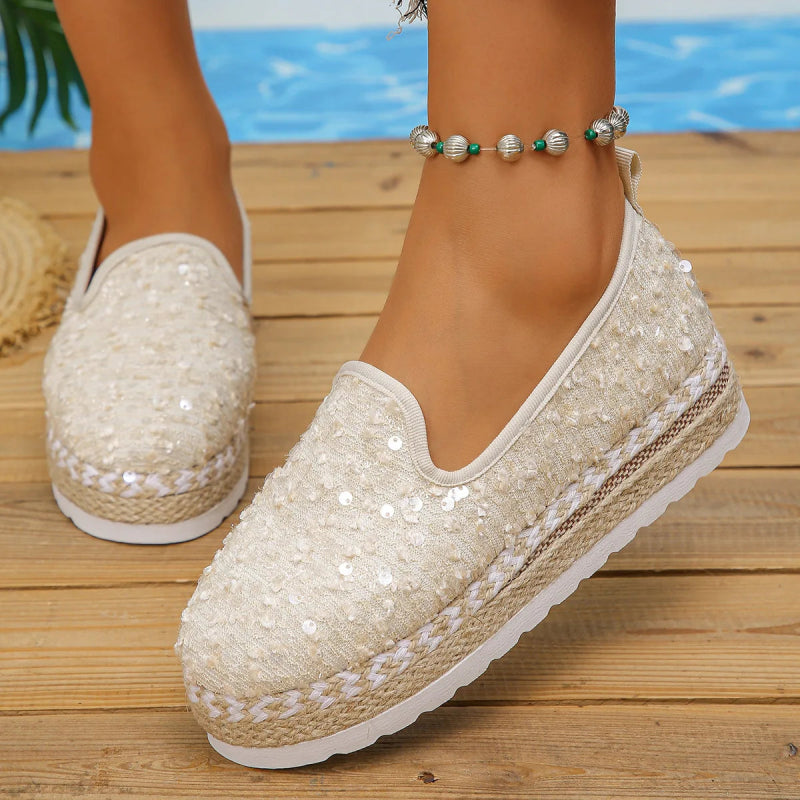 Women’s Platform Loafers Flat Shoes - ShalayeFashion