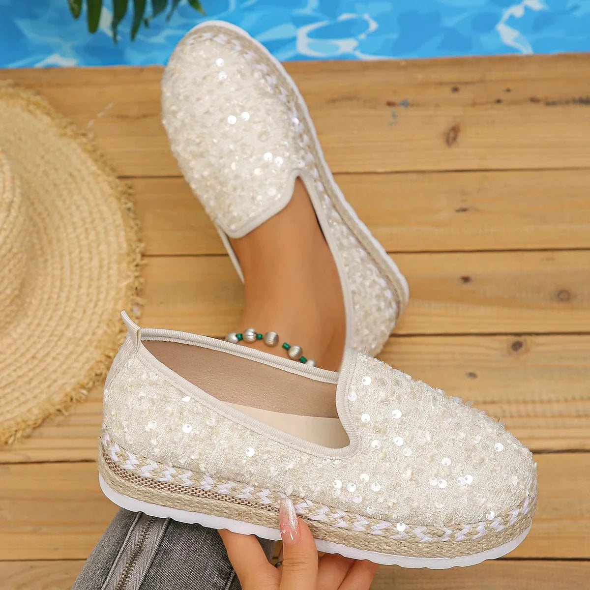 Women’s Platform Loafers Flat Shoes - ShalayeFashion