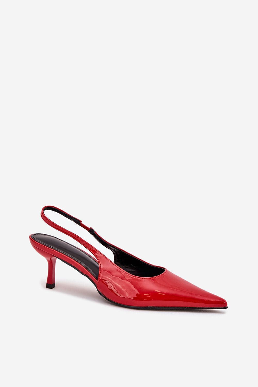Women's Pointed Toe Pumps Open Heel Style - ShalayeFashion