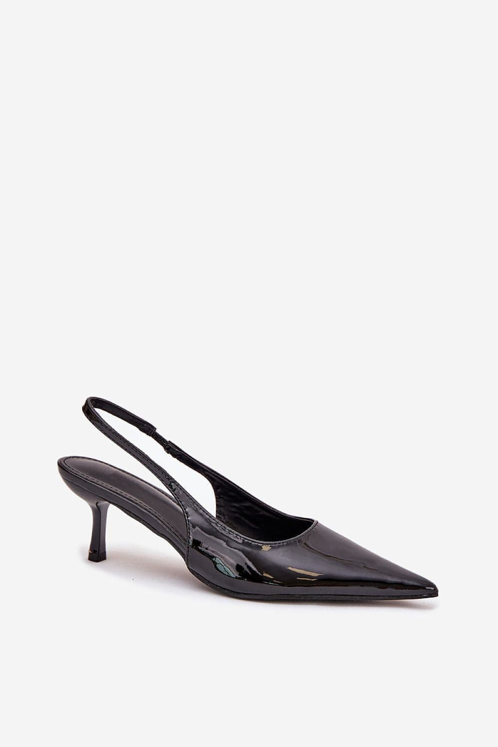 Women's Pointed Toe Pumps Open Heel Style - ShalayeFashion