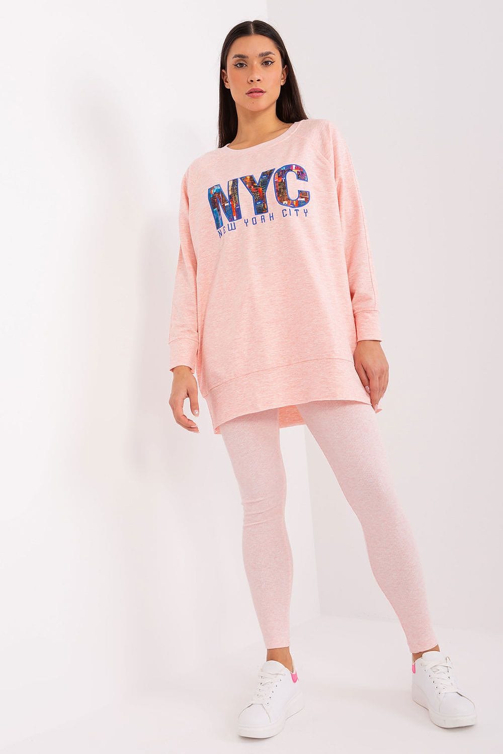 Women’s Printed Sweatshirt Leggings Set - ShalayeFashion
