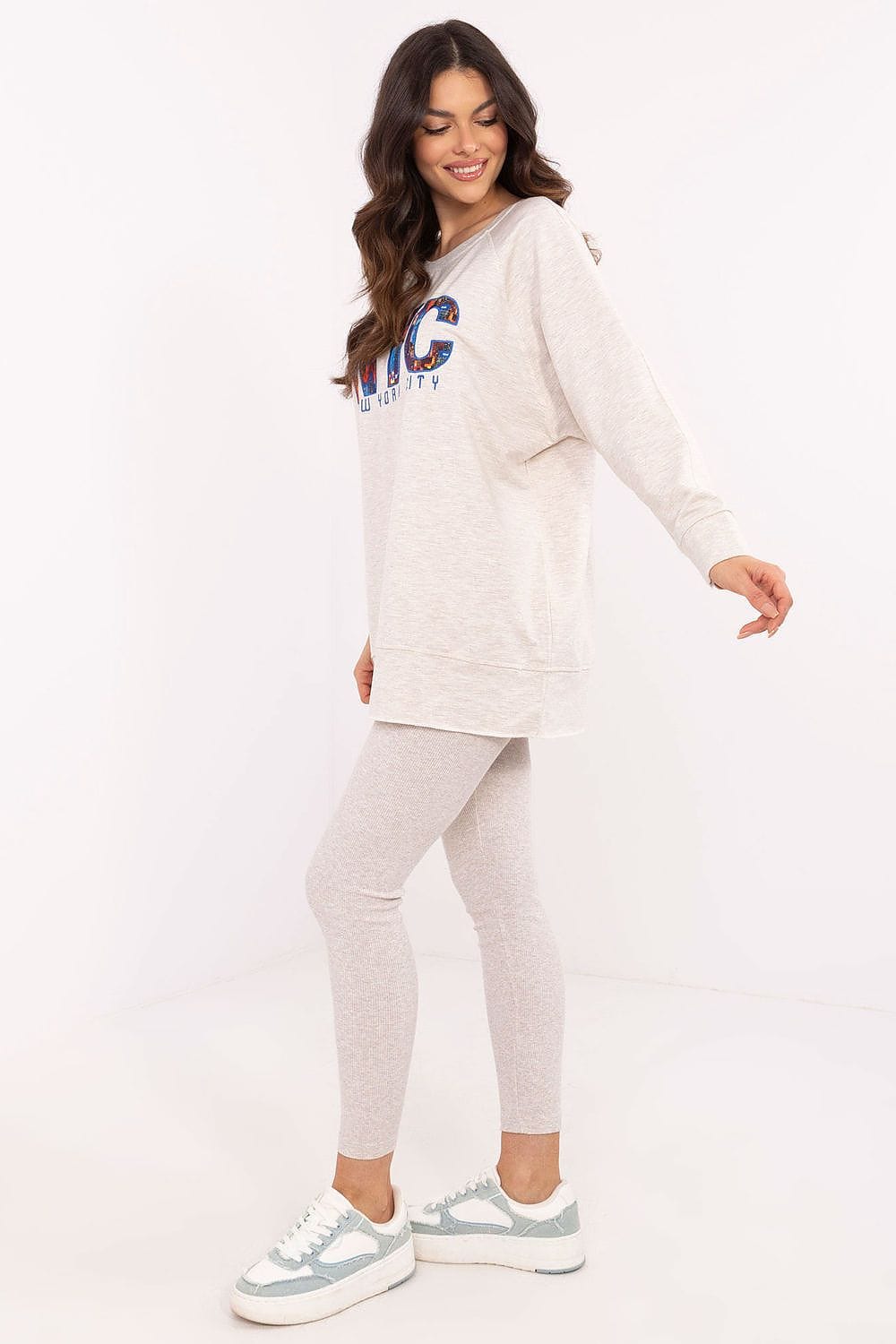 Women’s Printed Sweatshirt Leggings Set - ShalayeFashion