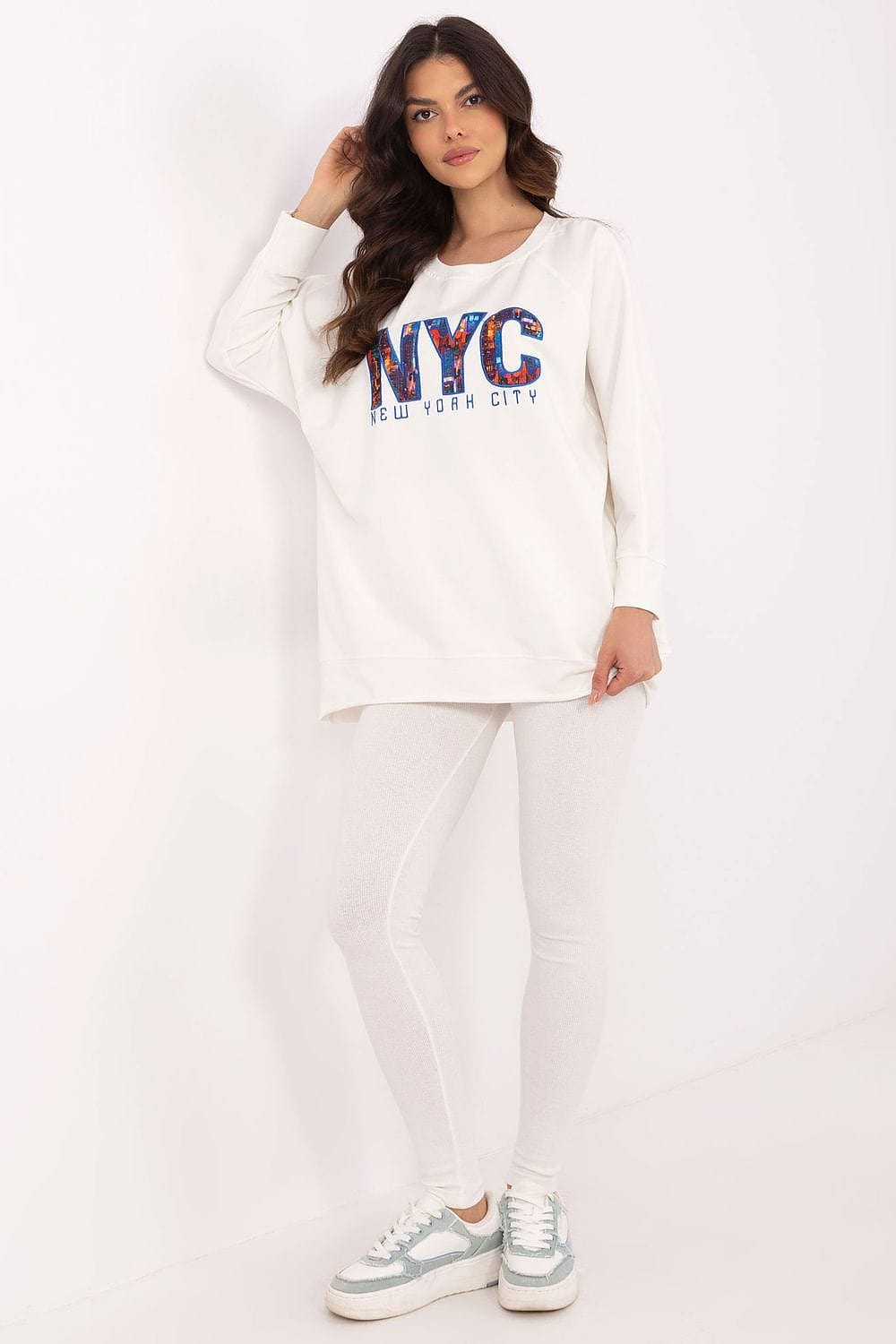 Women’s Printed Sweatshirt Leggings Set - ShalayeFashion