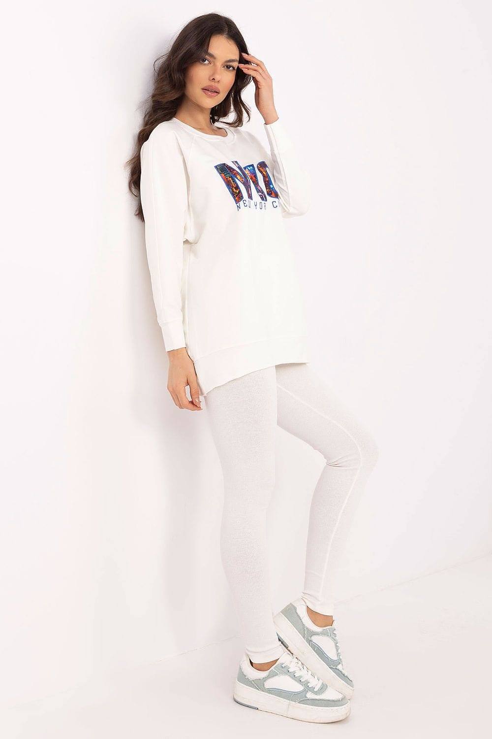 Women’s Printed Sweatshirt Leggings Set - ShalayeFashion