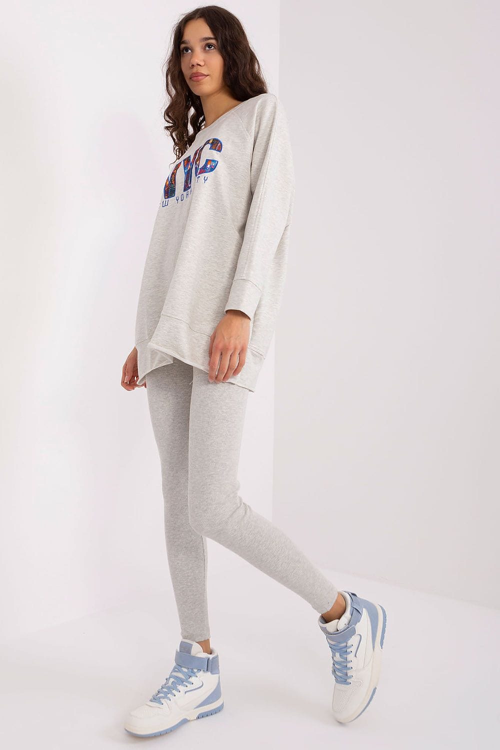 Women’s Printed Sweatshirt Leggings Set - ShalayeFashion