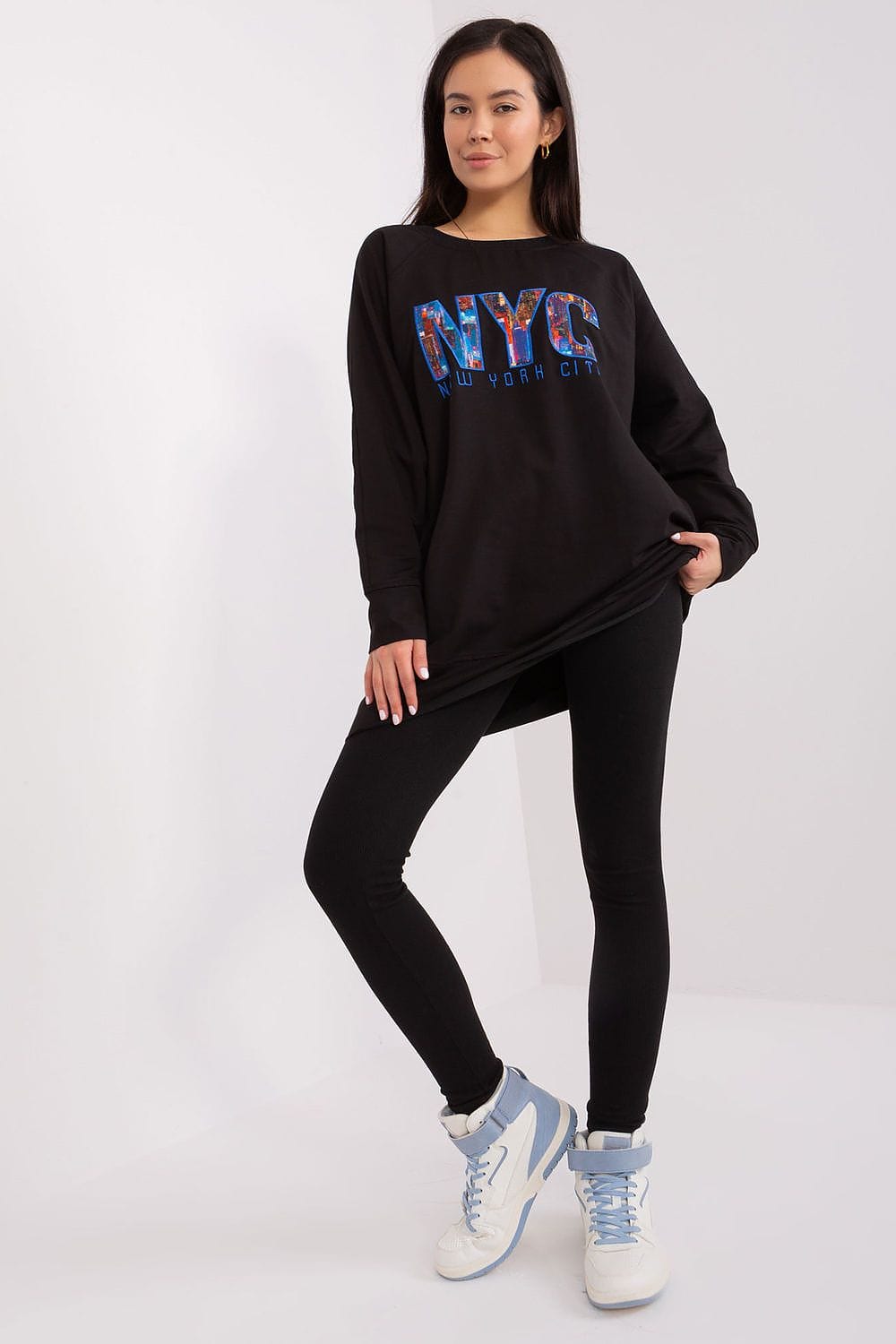 Women’s Printed Sweatshirt Leggings Set - ShalayeFashion