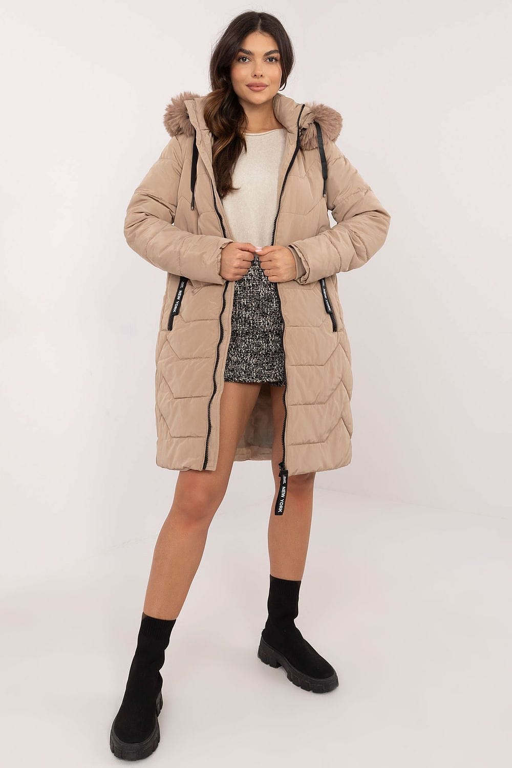 Women’s Quilted Urban Down Jacket - ShalayeFashion