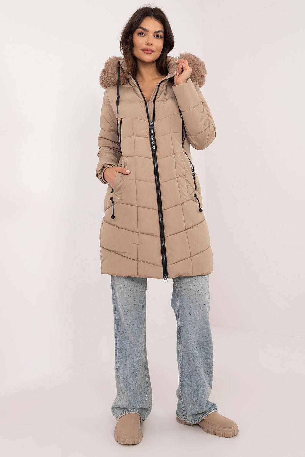 Women’s Quilted Winter Down Jacket - ShalayeFashion