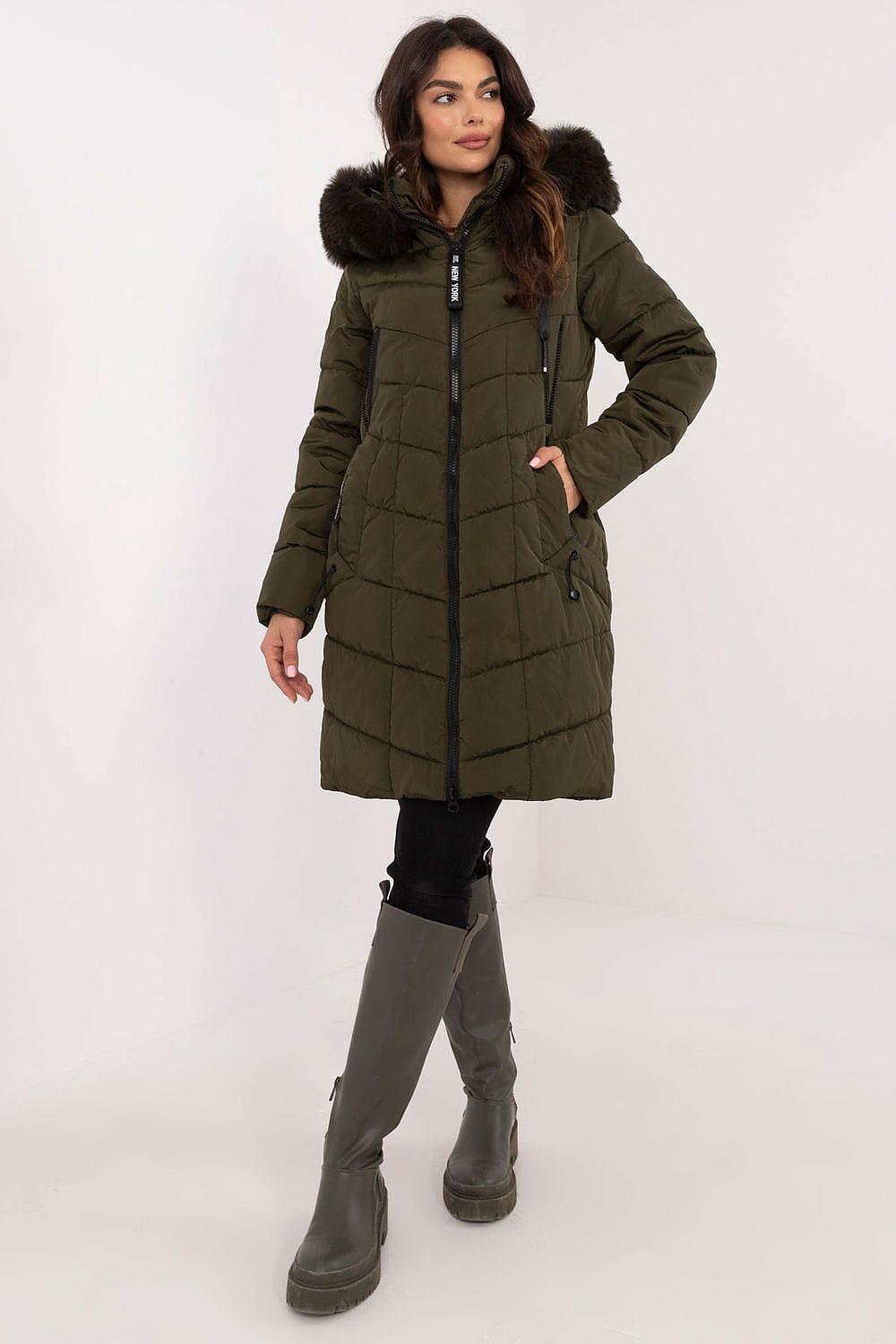 Women’s Quilted Winter Down Jacket - ShalayeFashion